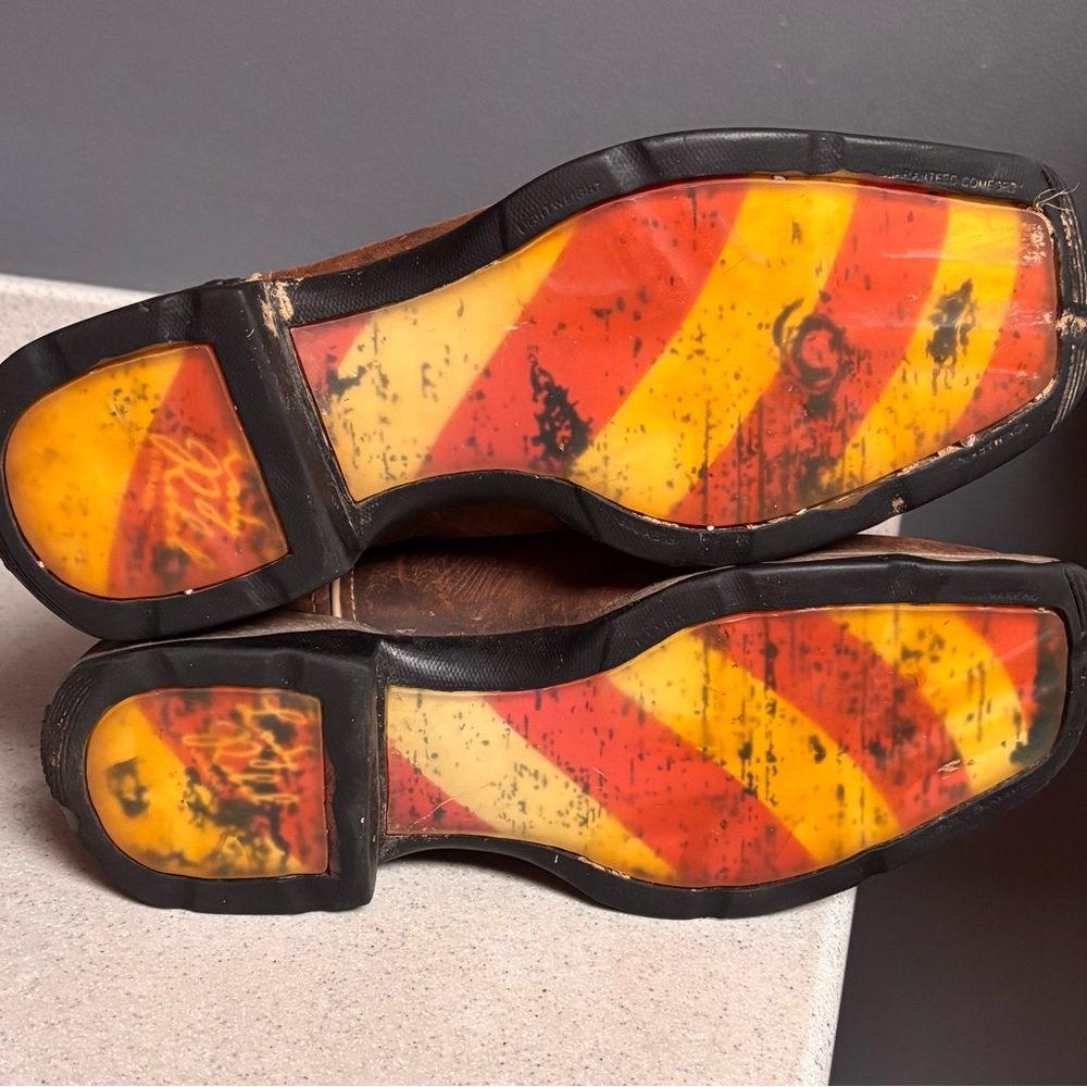 Durango USA Flag Boots Patriotic RD4414 Womens Cowgirl Leather Distressed Sz 9 M - Picture 5 of 7